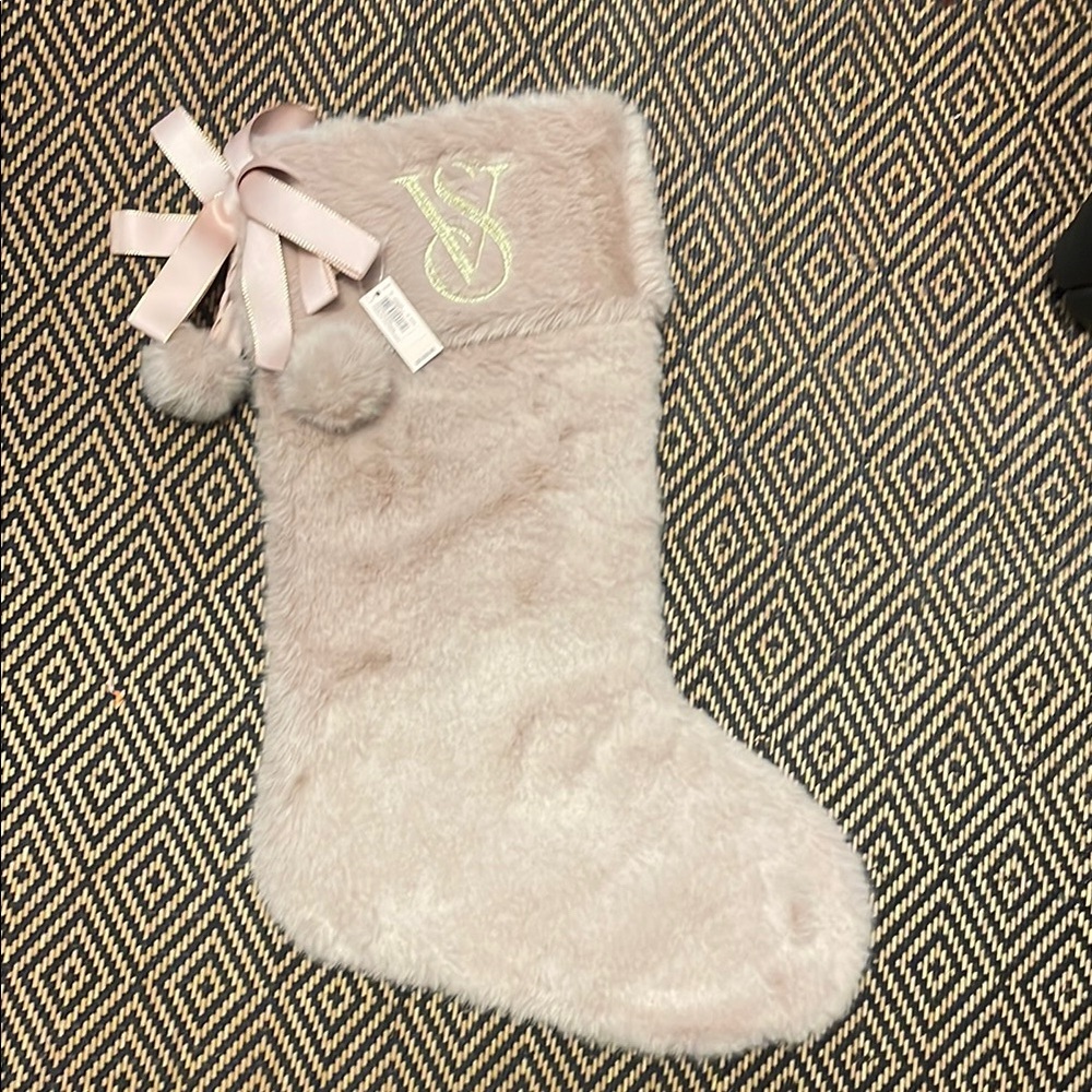 Victoria's Secret Faux Fur Stocking-NWT